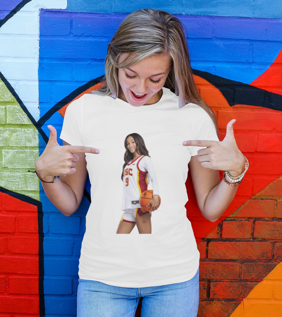 Jazzy Female Newcomer Of The Year USC Basketball T-Shirt