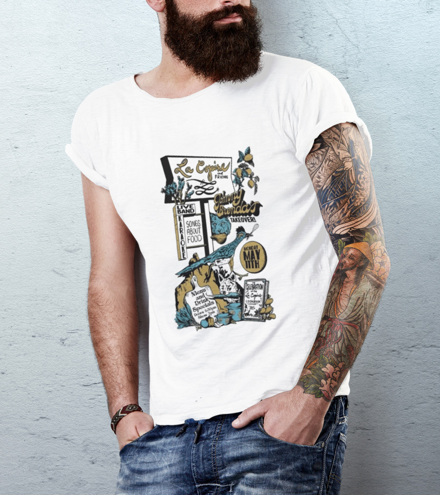 La Copine Voices Songs About Food Johnny Brenda's May 11 2026 T-Shirt
