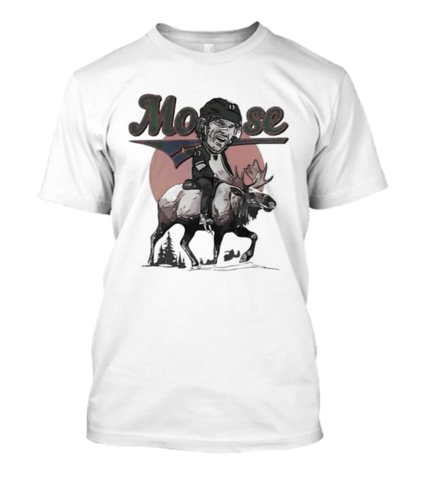 Marcus Foligno Moose Riding Adventure Big Head T-Shirt