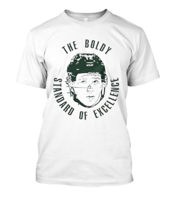 Matt Boldy The Boldy Standard Of Excellence Ice Hockey T-Shirt