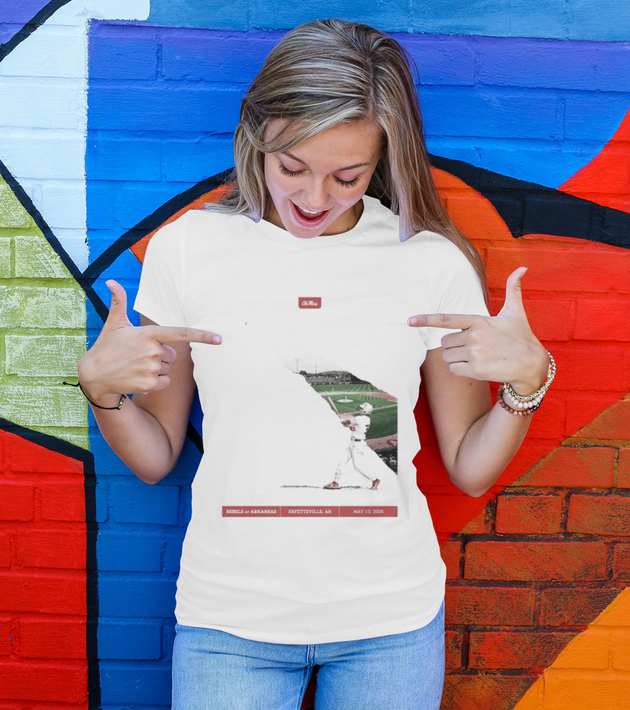 Ole Miss Baseball Swayze Field May 1 3 2026 Fayetteville AR Perfect Timing T-Shirt