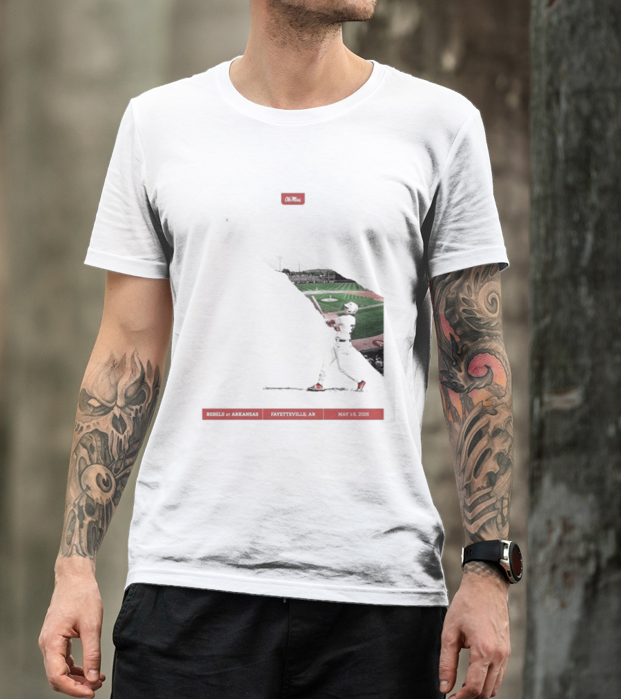 Ole Miss Baseball Swayze Field May 1 3 2026 Fayetteville AR Perfect Timing T-Shirt