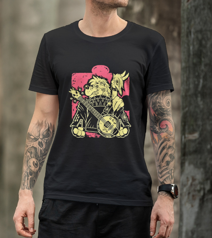 Banjo Kazooie Bluegrass Punk Energy Banjo Bear And Bird T-Shirt