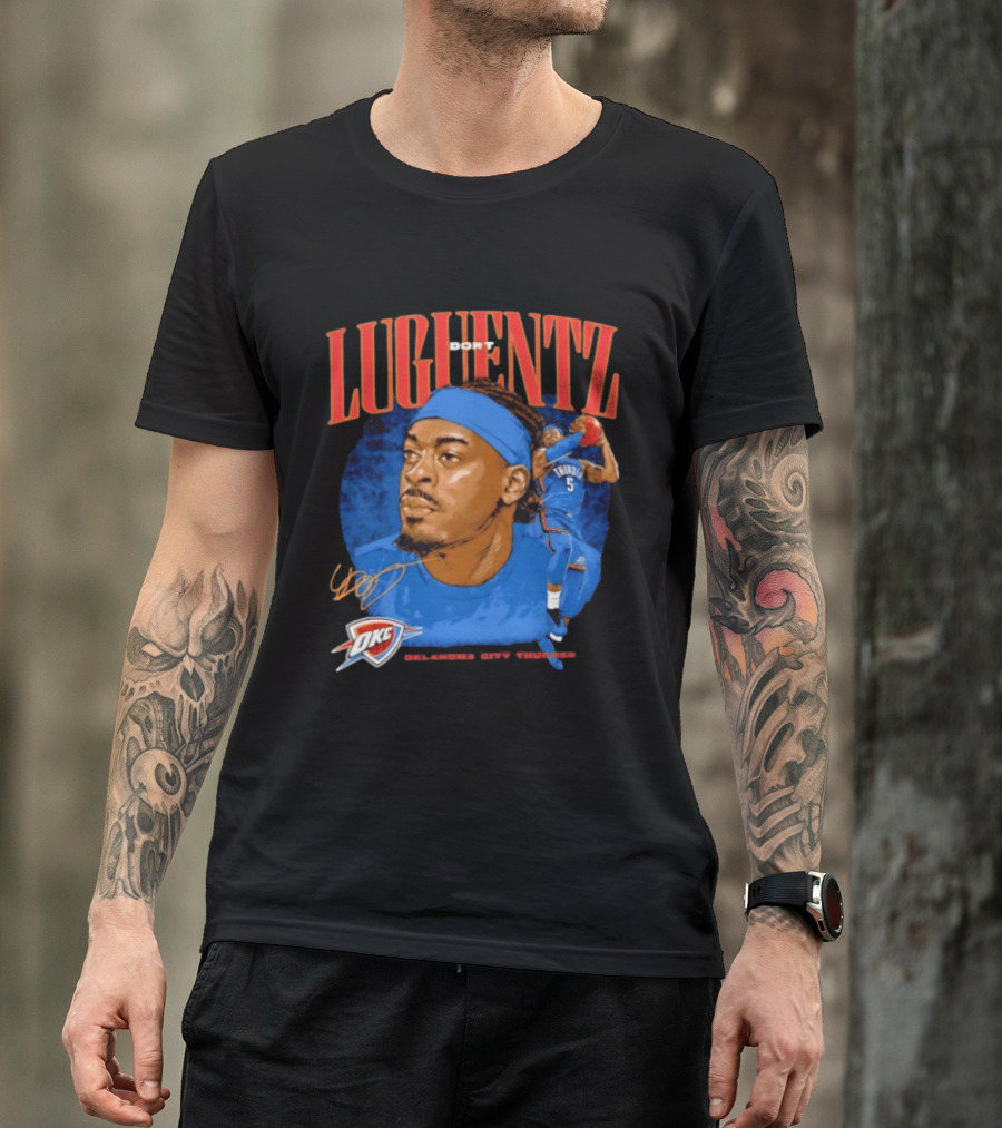 Luguentz Dort Oklahoma City Thunder Basketball OKC Star Player T-Shirt