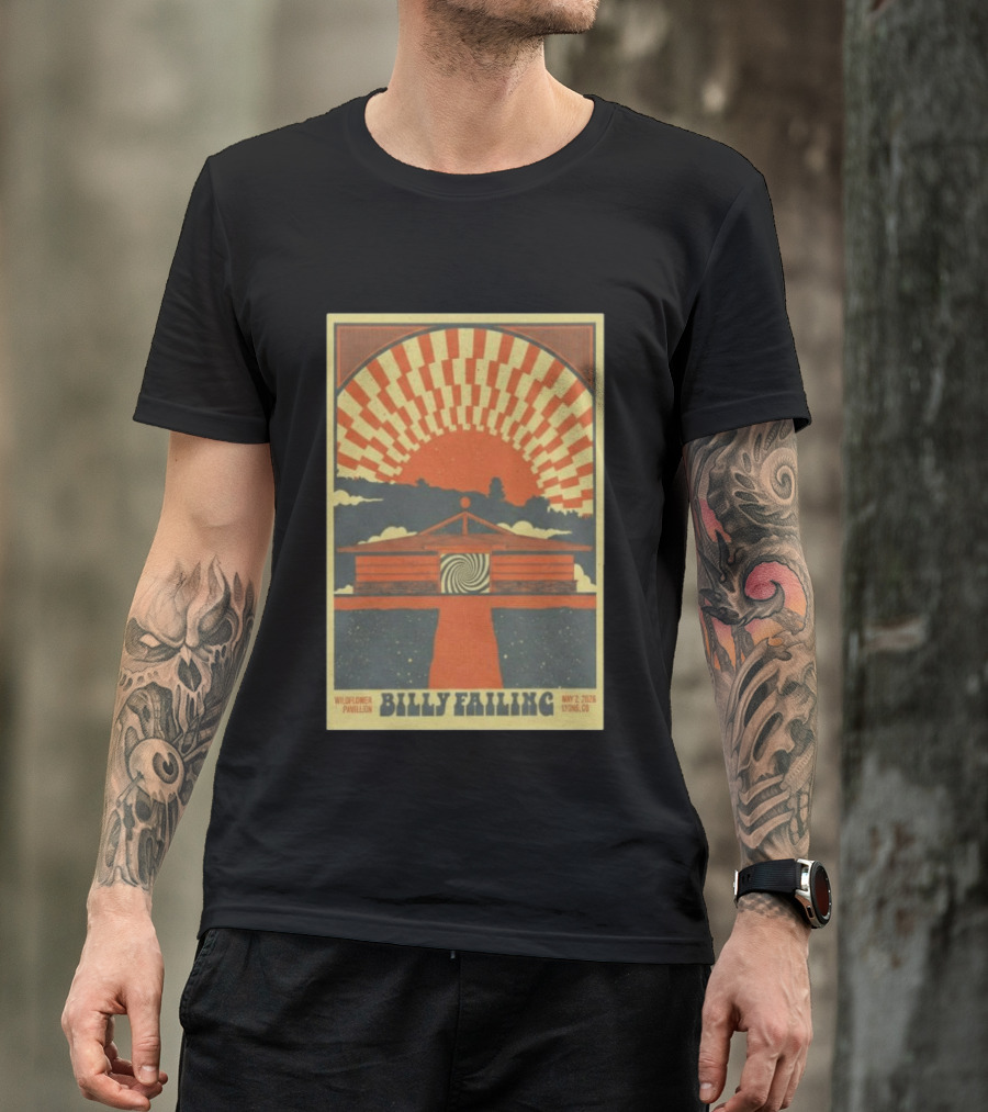 Billy Failing Wildflower Pavilion May 2 2026 Lyons CO T-Shirt