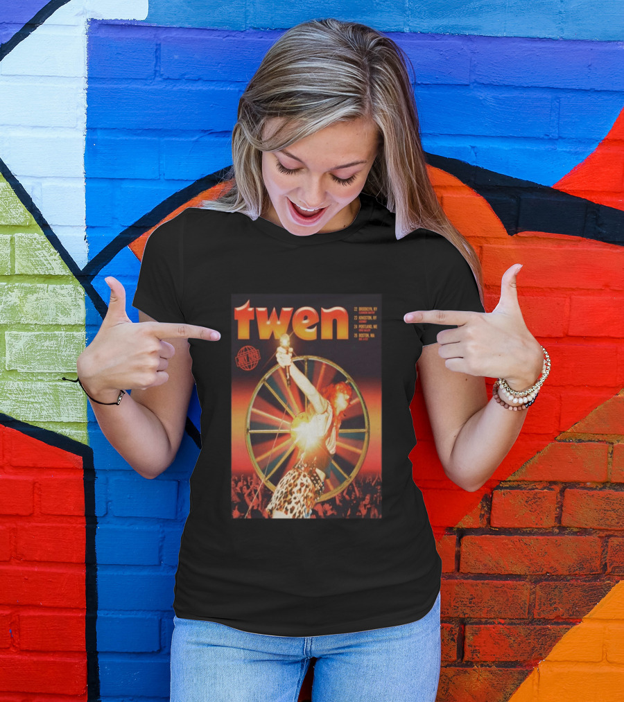 Twen Summer Heat Tour July 2026 Brooklyn Kingston Portland Boston T-Shirt