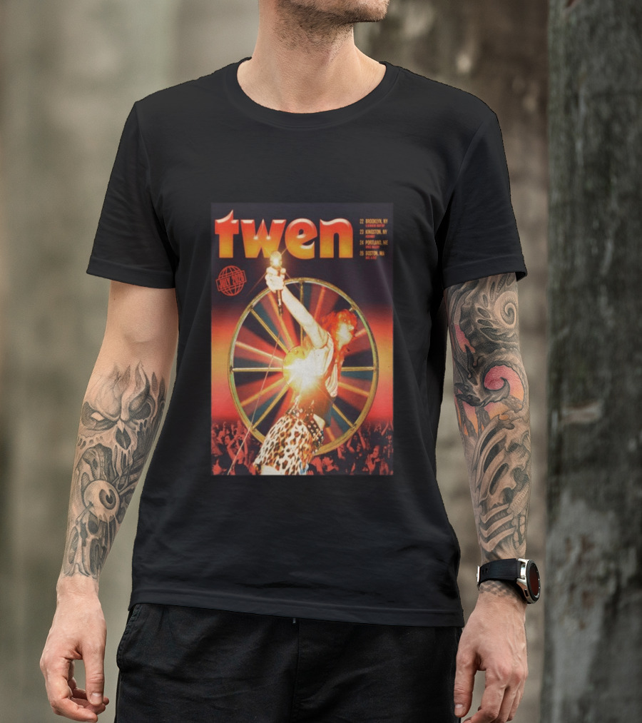 Twen Summer Heat Tour July 2026 Brooklyn Kingston Portland Boston T-Shirt