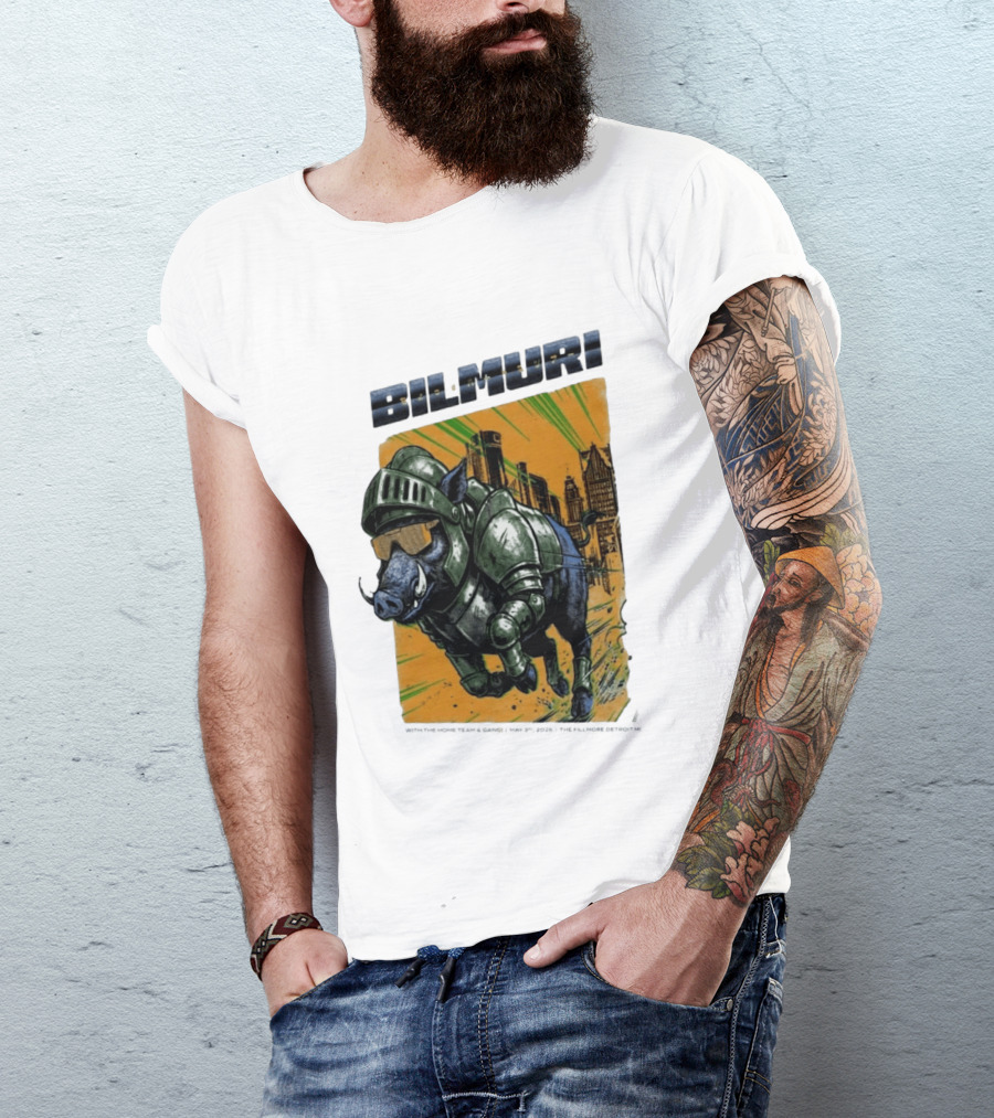 Bilmuri Armored Boar Detroit Skyline The Fillmore May 3 2026 T-Shirt