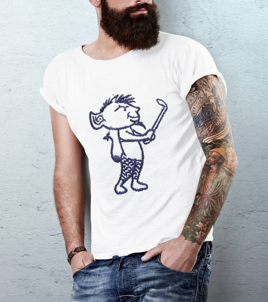 Ryan Jamison DIBS DePaul Golf Hat Character Sketch T-Shirt