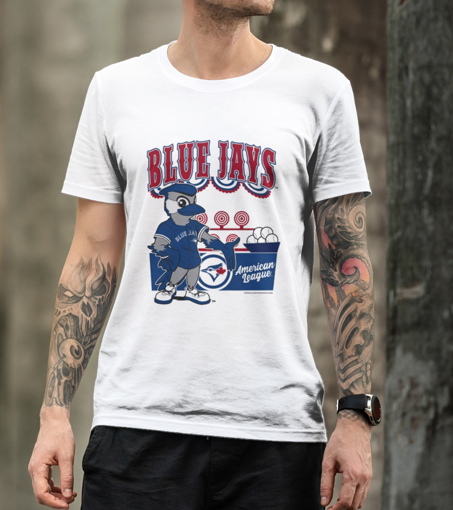 Toronto Blue Jays Mitchell Ness Step Back Up Cream American League T-Shirt