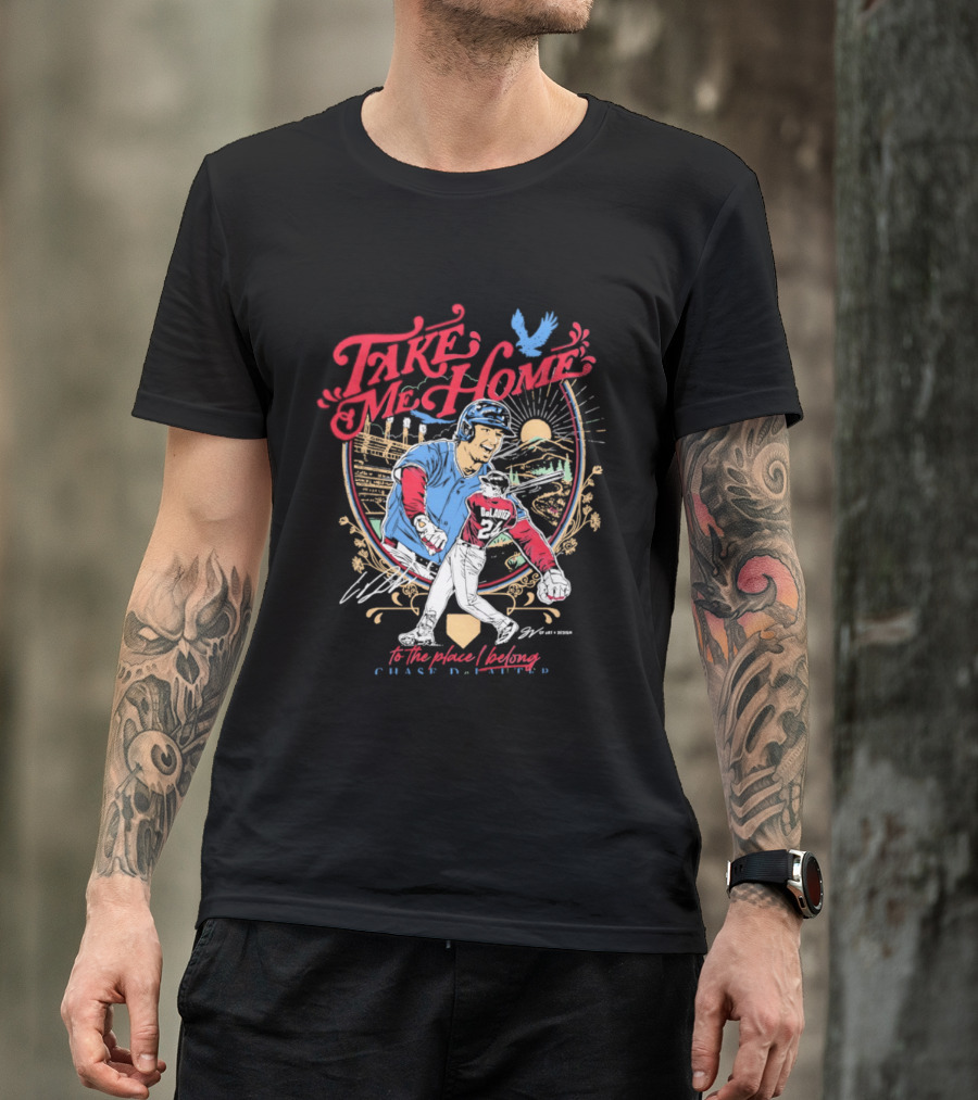 Take Me Home Cleveland Guardians Chase DeLauter To The Place I Belong T-Shirt