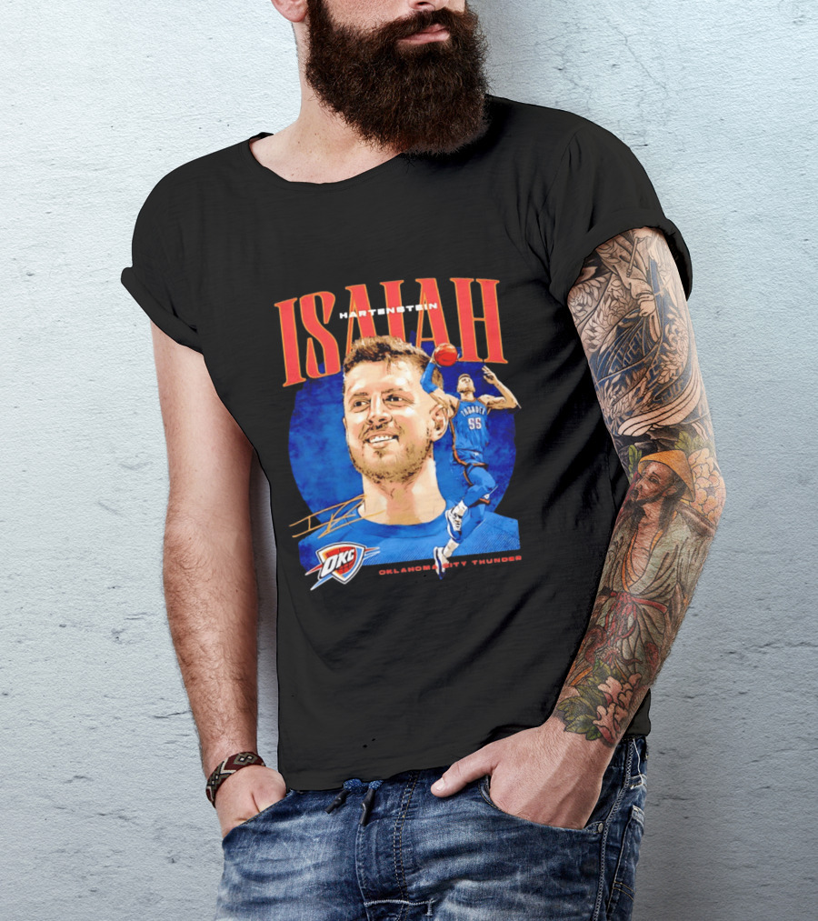 Isaiah Hartenstein 55 Oklahoma City Thunder NBA OKC Signature T-Shirt