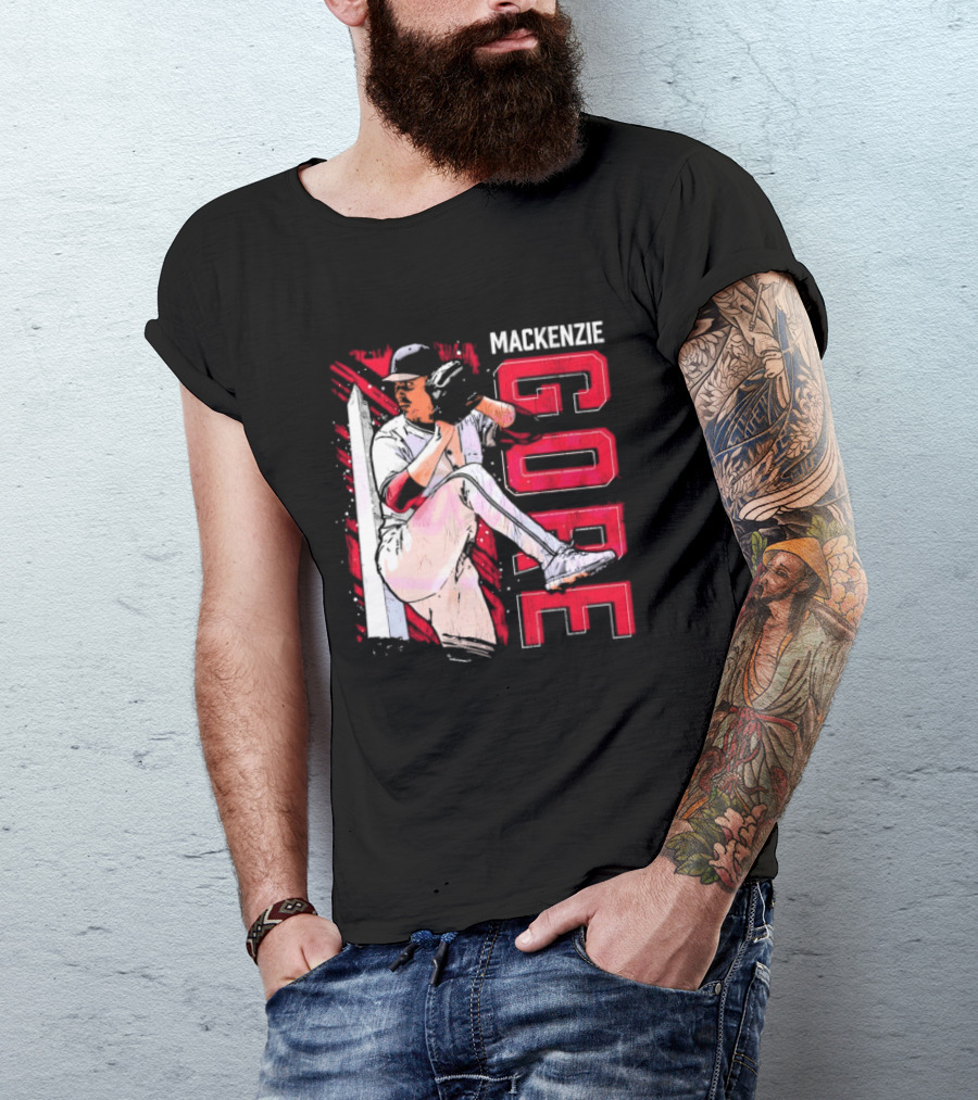 Mackenzie Gore Washington Pitching Action Baseball T-Shirt