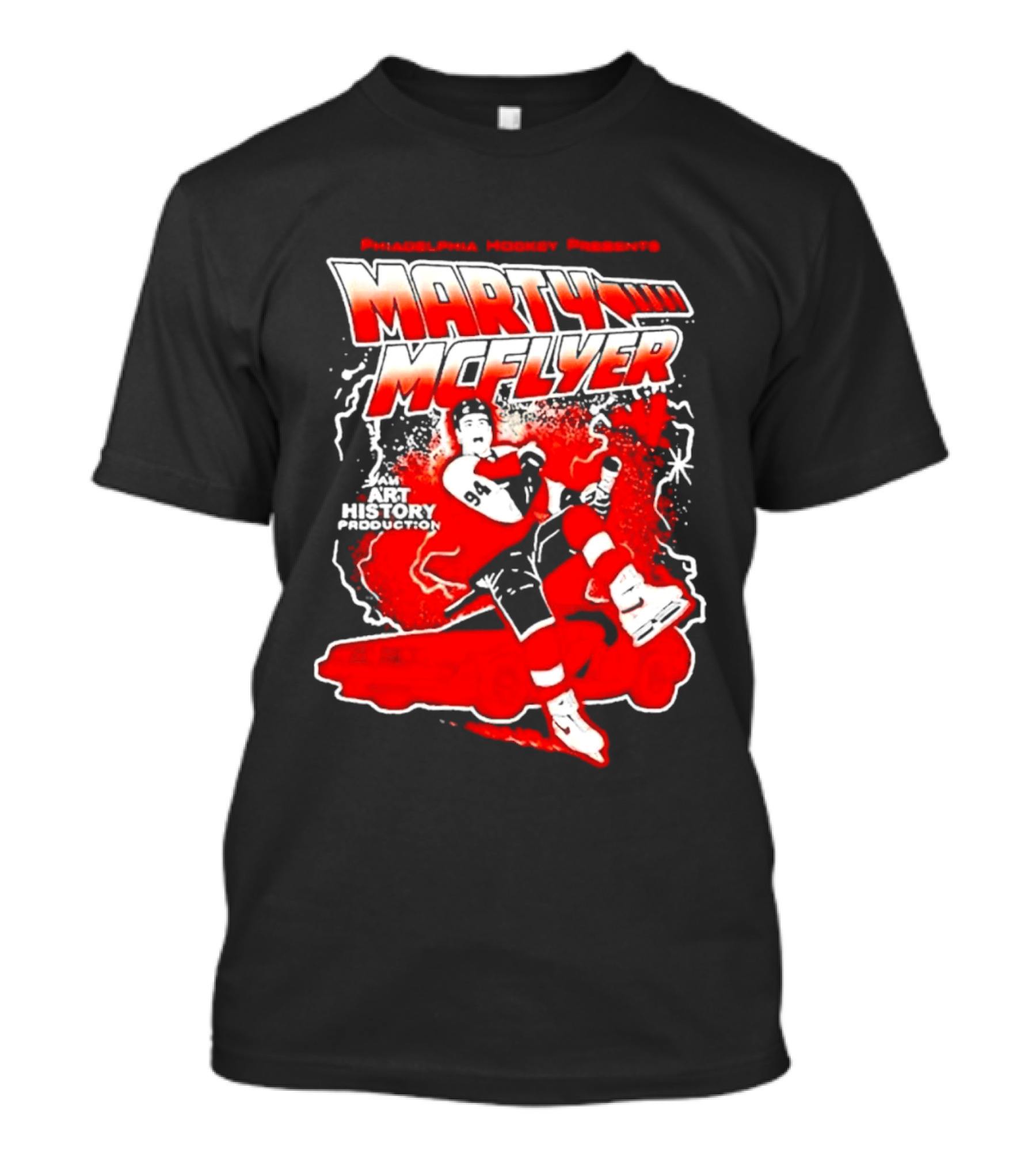 Philadelphia Hockey Presents Marty McFly 2026 With Philadelphia Flyers Hockey 97 T-Shirt