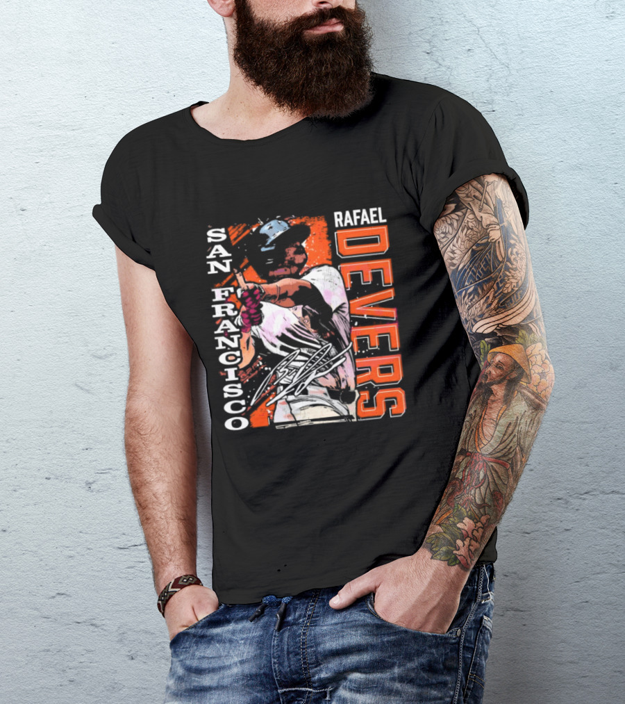 Rafael Devers San Francisco Baseball T-Shirt