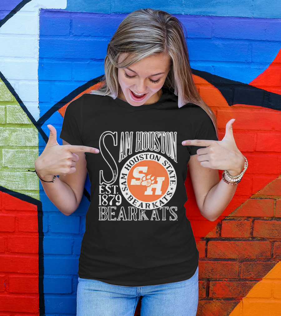 Sam Houston State Bearkats Est 1879 SH Paw T-Shirt