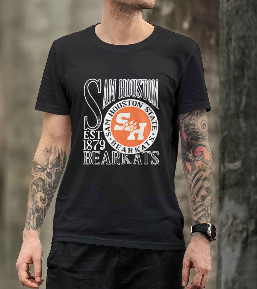 Sam Houston State Bearkats Est 1879 SH Paw T-Shirt