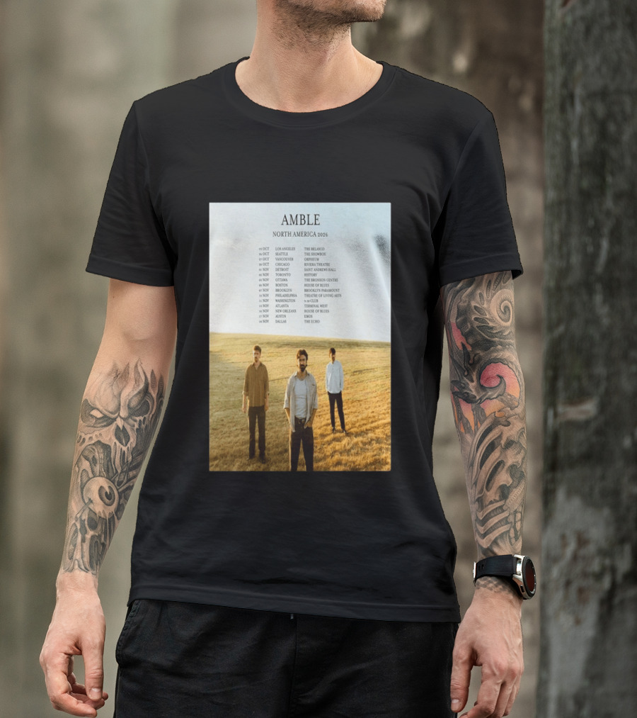 Amble Fall Tour 2026 T-Shirt