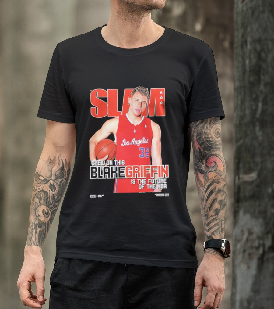 SLAM Los Angeles Clippers Blake Griffin Chew On This Is The Future Of The NBA T-Shirt