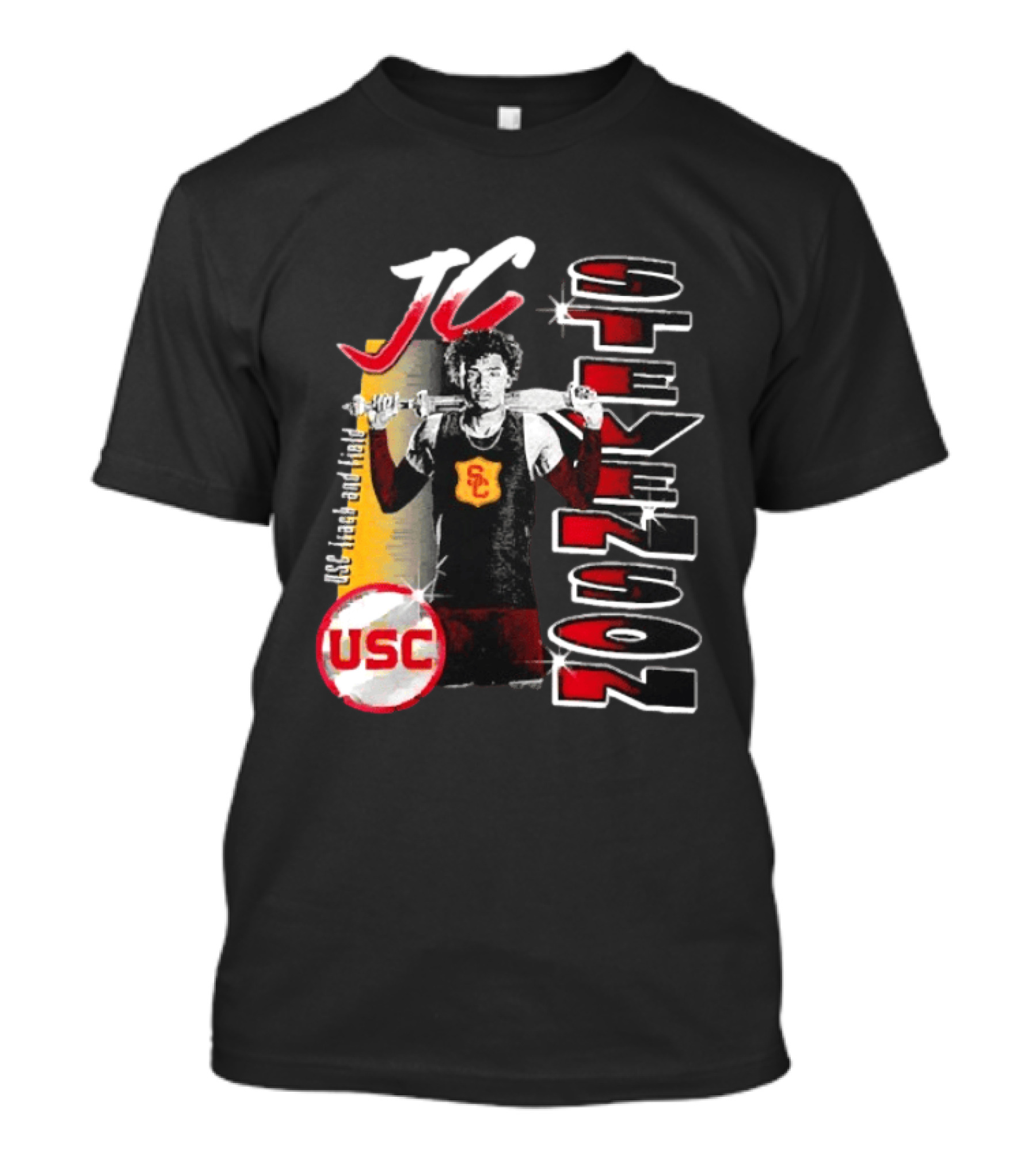 JC Stevenson USC Track And Field Player Name Athlete USC T-Shirt