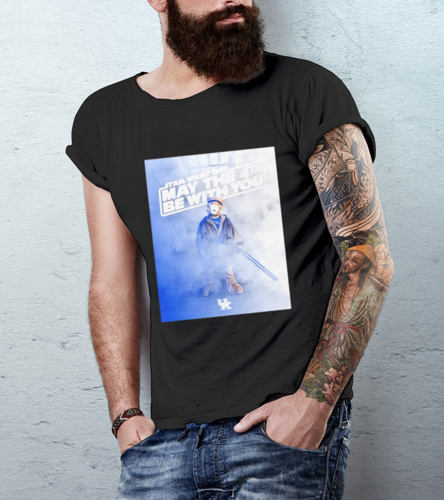 Star Wars Day May The 4th Be With You Kentucky Wildcats T-Shirt