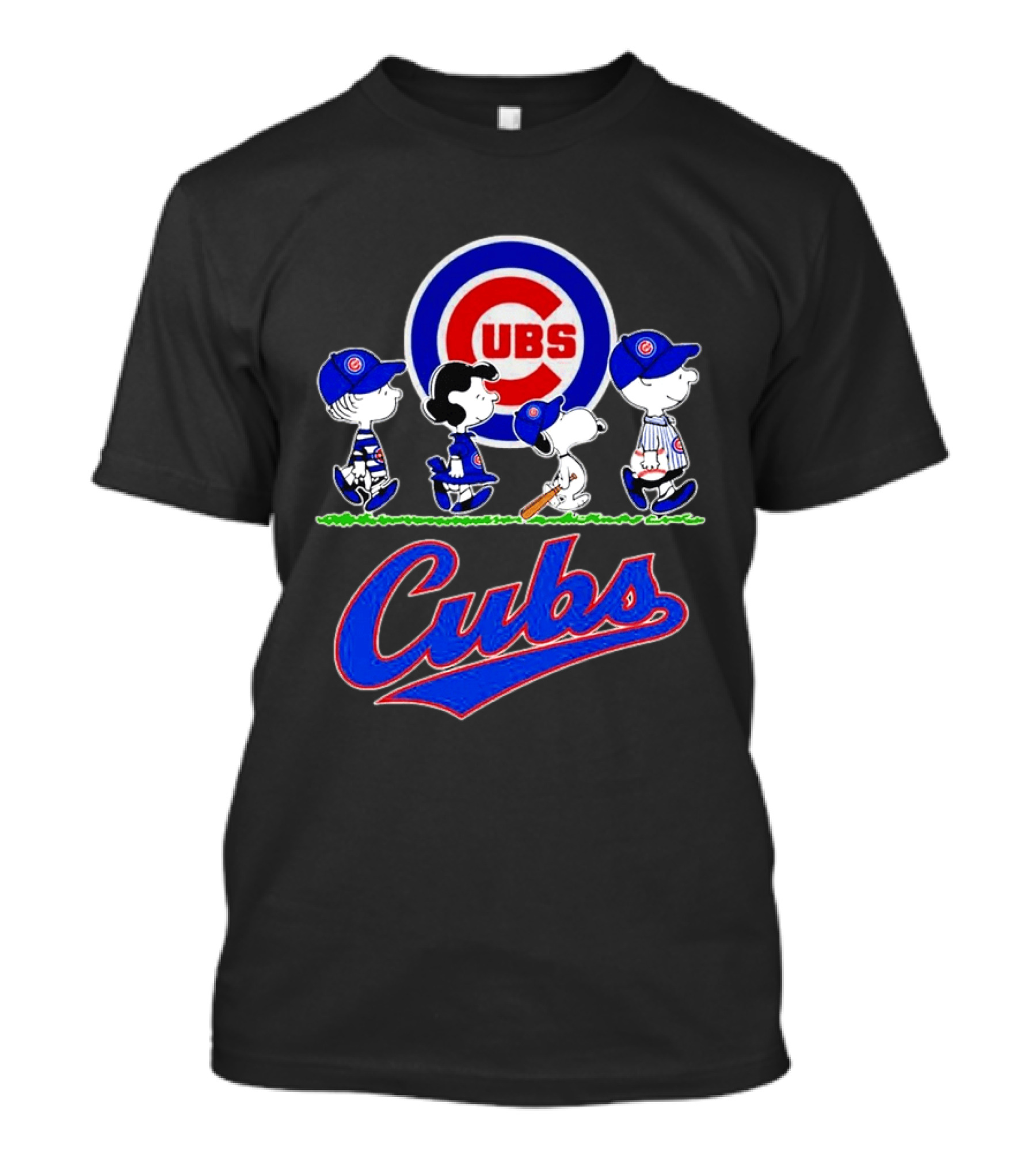 Chicago Cubs Peanuts Characters Walking 2026 T-Shirt