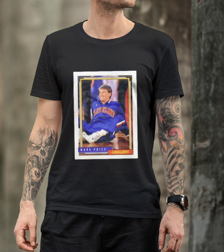 Cleveland Cavaliers Mark Price 1992 Basketball Trading Card Classic Moment T-Shirt