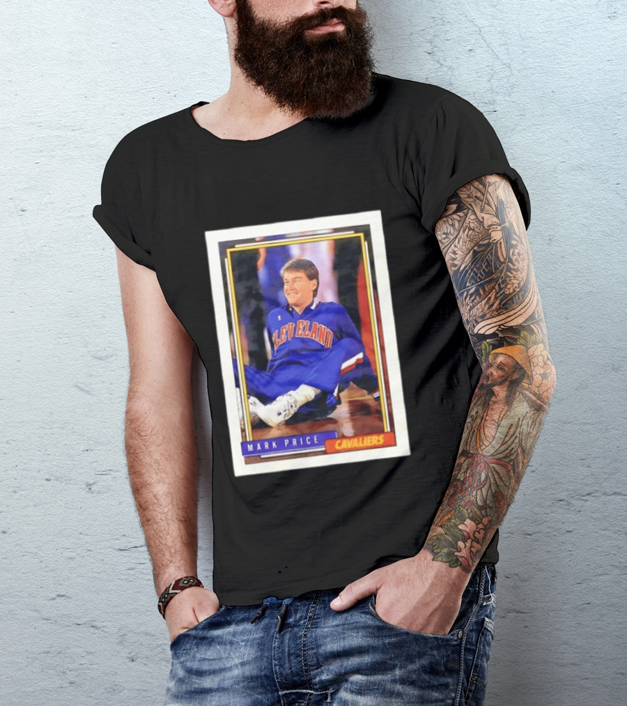 Cleveland Cavaliers Mark Price 1992 Basketball Trading Card Classic Moment T-Shirt