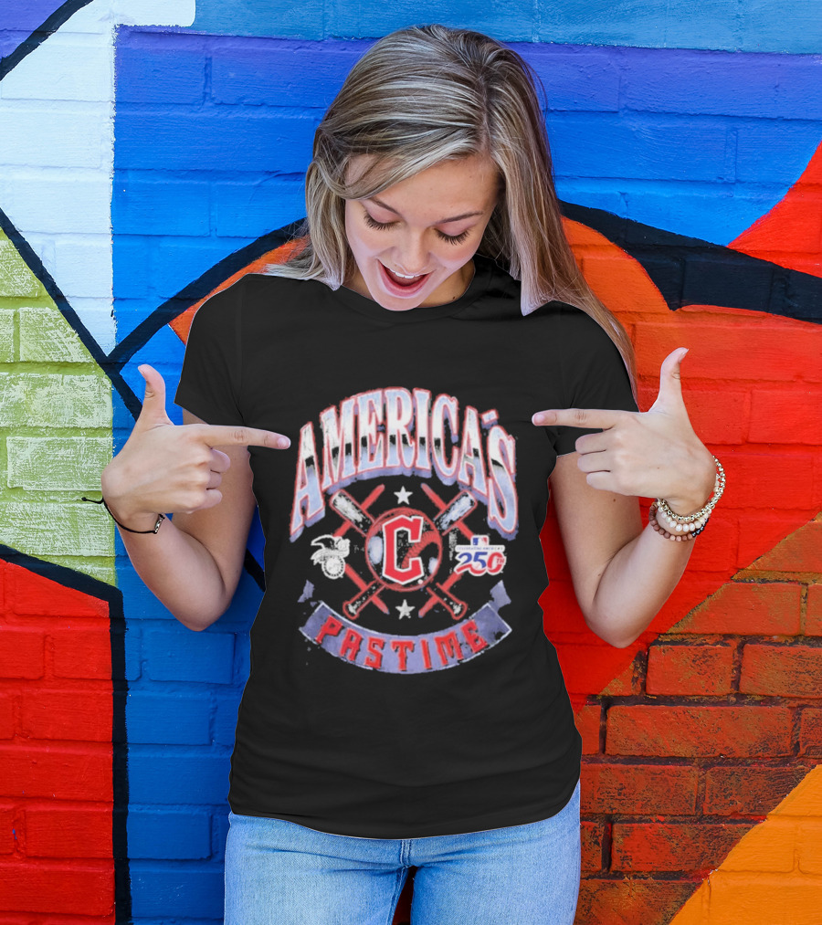 Cleveland Guardians 250th Anniversary America's Pastime T-Shirt