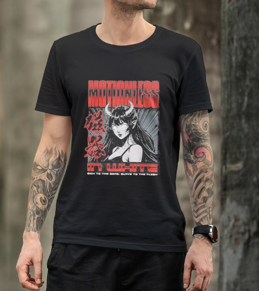 Motionless In White Rich To The Bone Slave To The Flesh Tour 2026 T-Shirt