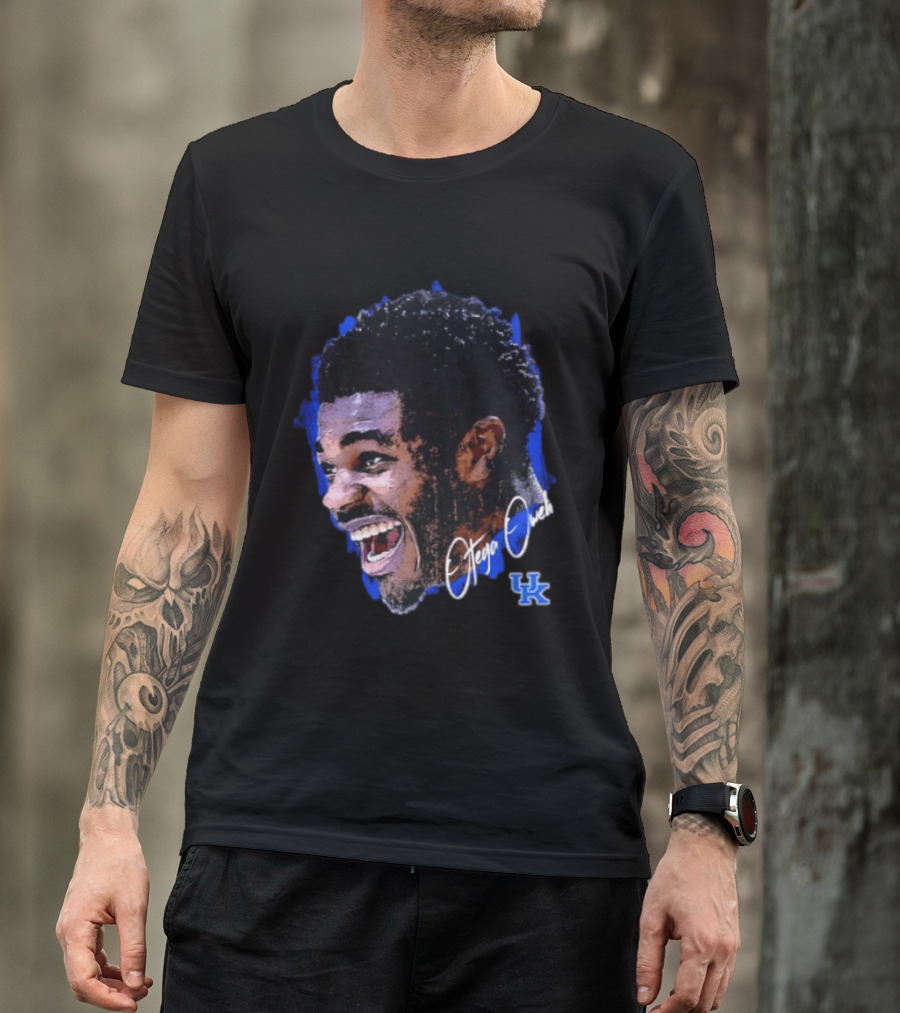 NCAA Men's Basketball Kentucky Wildcats Otega Oweh UK Basketball Fan Gear T-Shirt