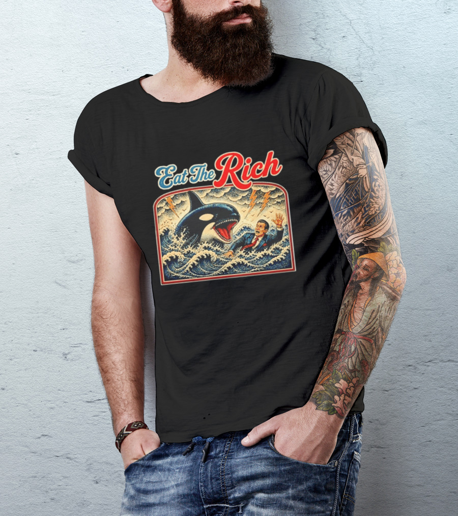 Eat The Rich Orca Billionaire T-Shirt