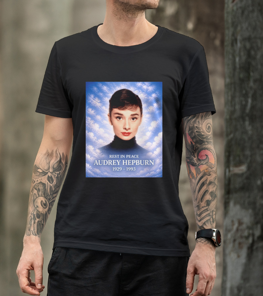 Rest In Peace Audrey Hepburn 1929 1993 T-Shirt