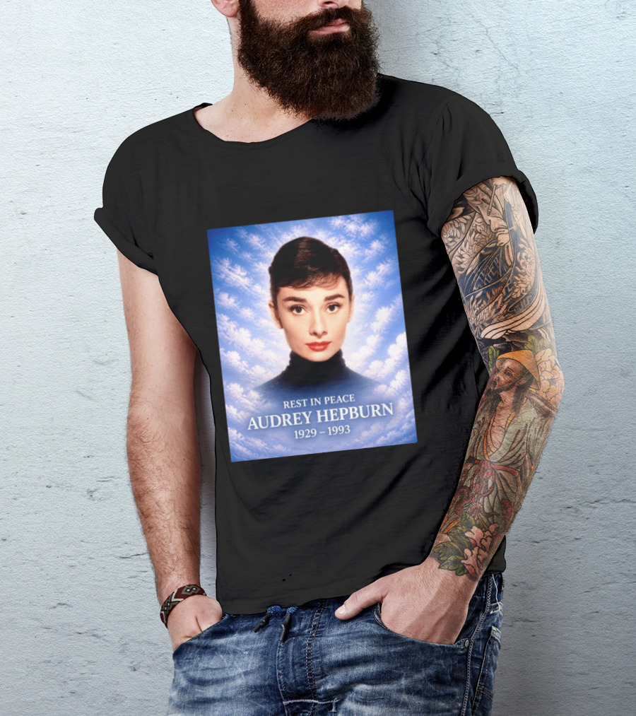 Rest In Peace Audrey Hepburn 1929 1993 T-Shirt