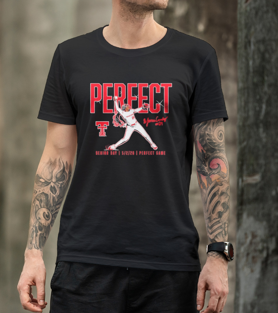 Texas Tech Softball Senior Day Lubbock Perfect Game NiJaree Canady T-Shirt