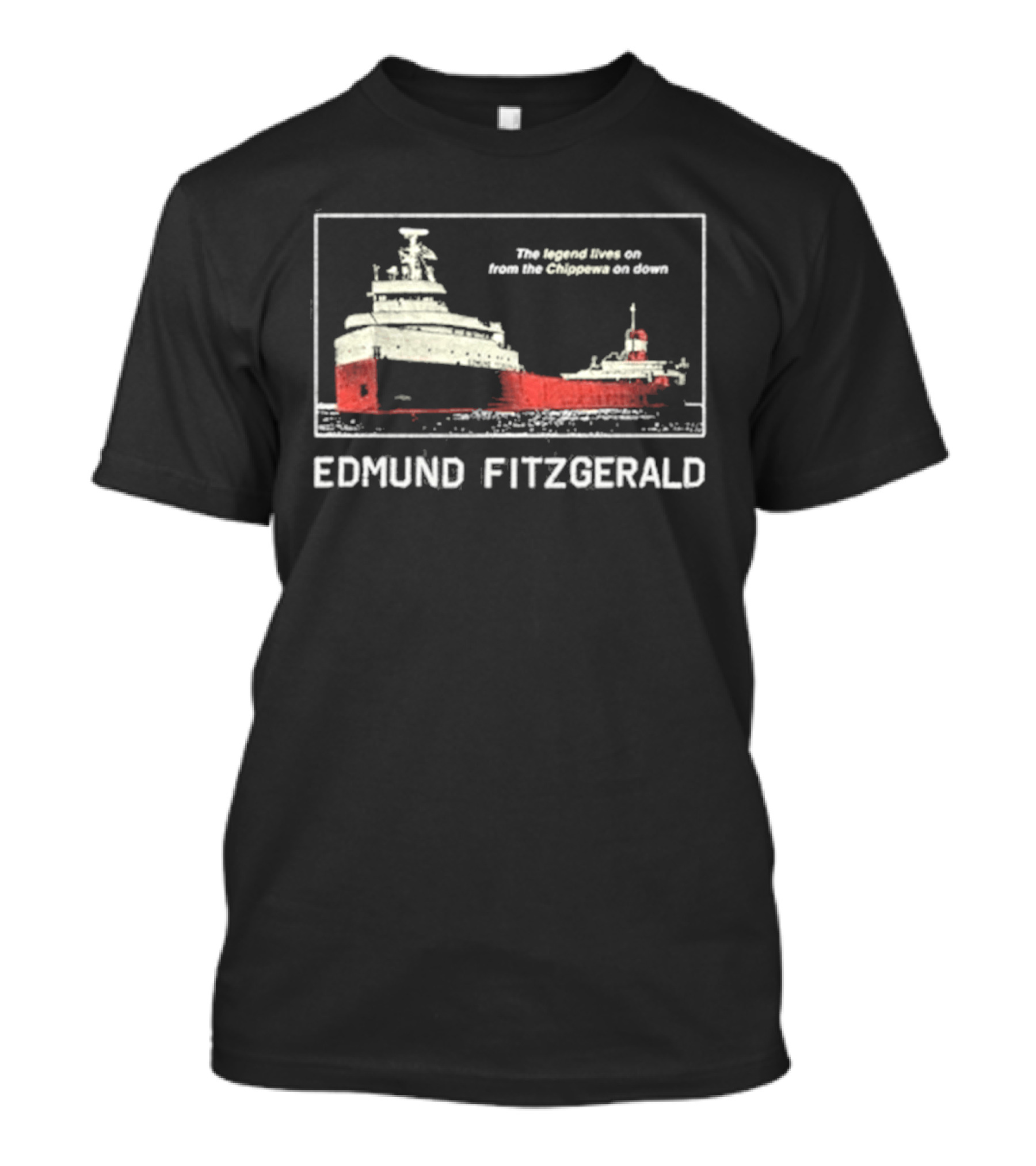 Tyler Bertuzzi Edmund Fitzgerald Ship Great Lakes Legend T-Shirt