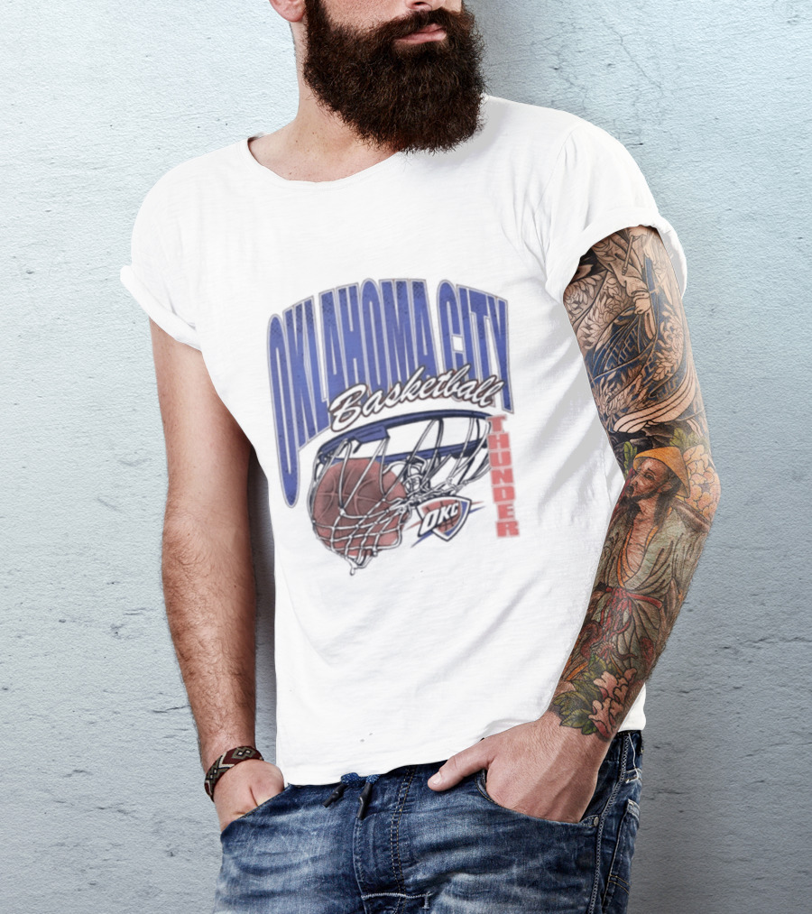Oklahoma City Basketball Swish 2026 T-Shirt