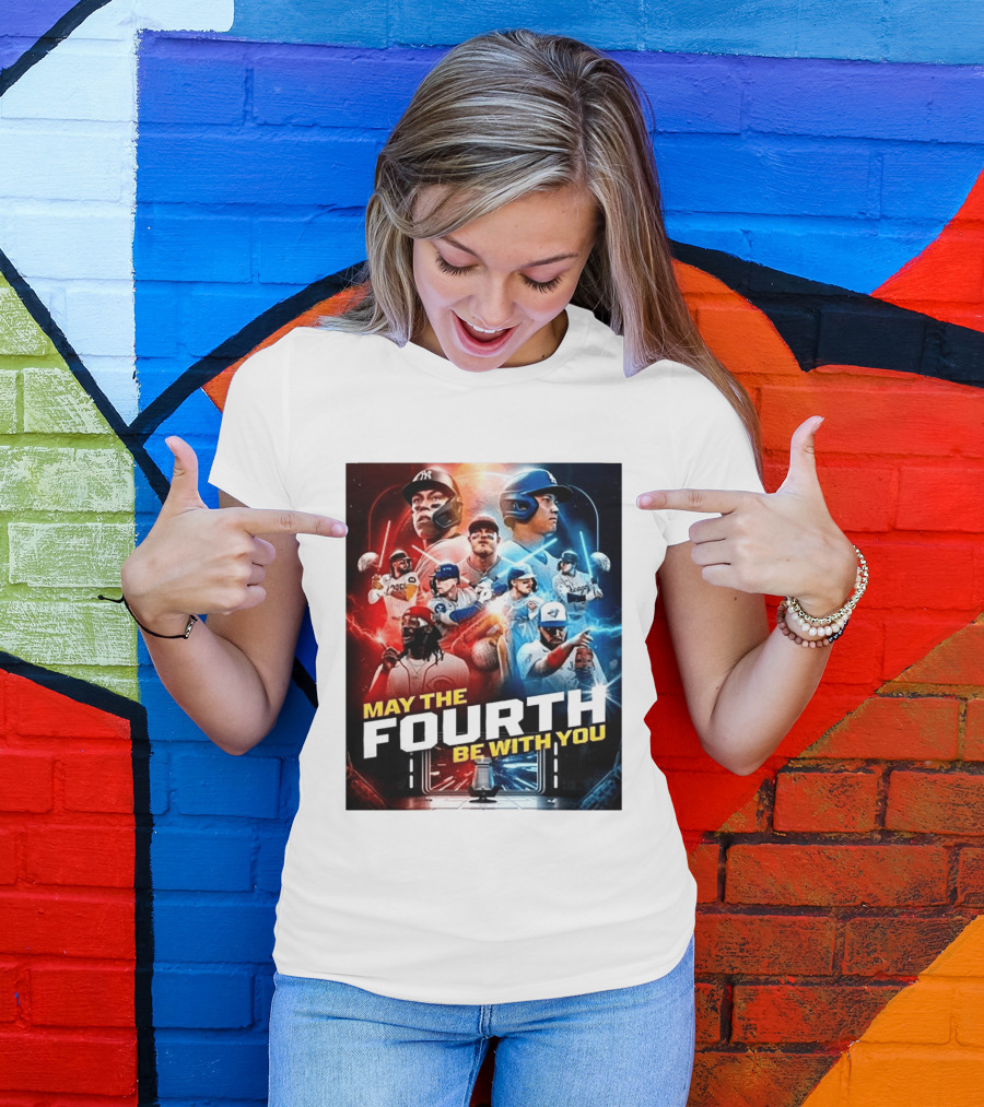 May The Fourth Be With You MLB Star Wars Day 2026 Celebration T-Shirt