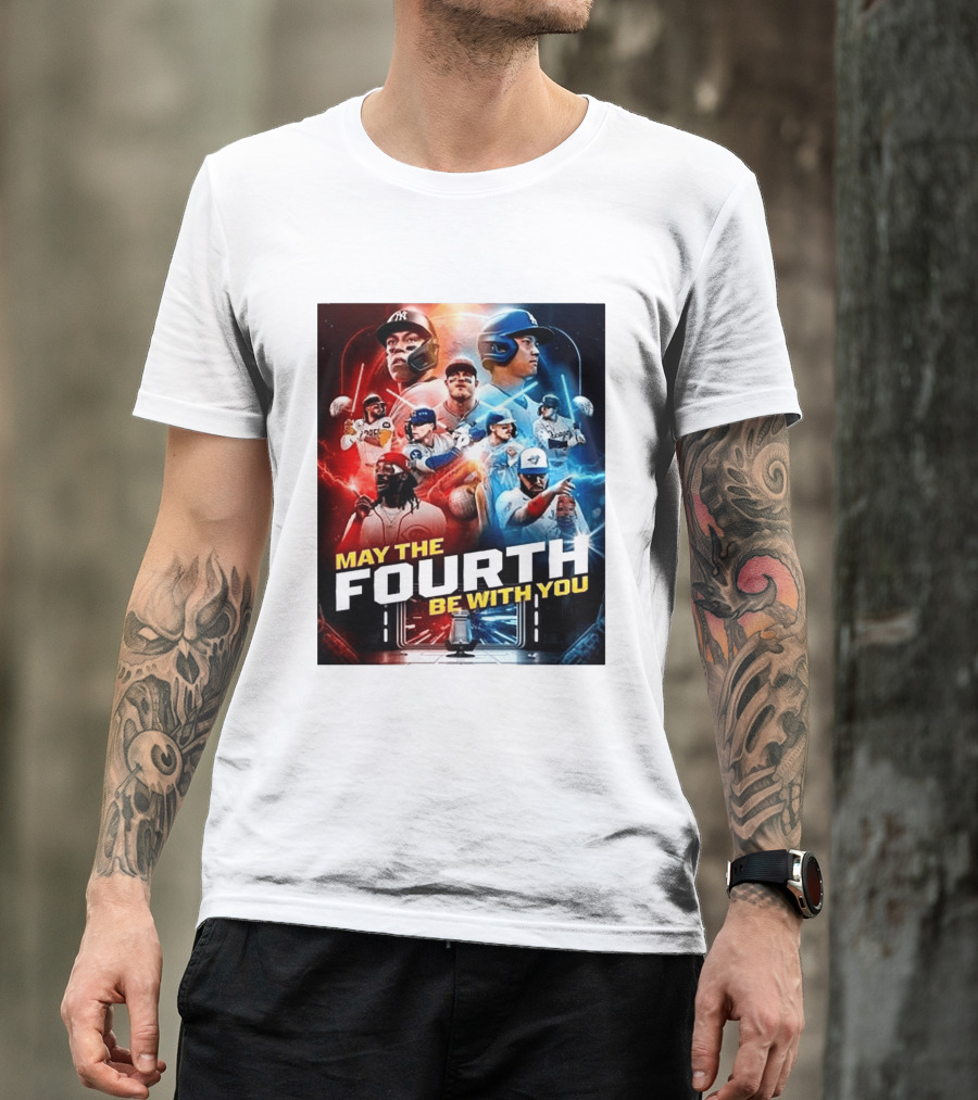 May The Fourth Be With You MLB Star Wars Day 2026 Celebration T-Shirt