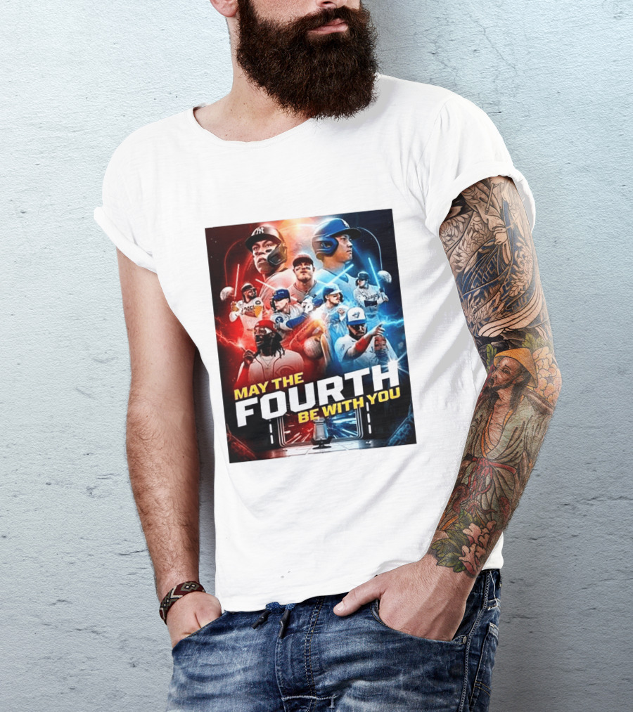 May The Fourth Be With You MLB Star Wars Day 2026 Celebration T-Shirt