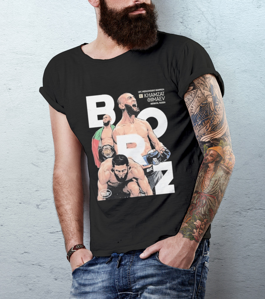 Borz Bardo Craft UFC Khamzat Chimaev T-Shirt