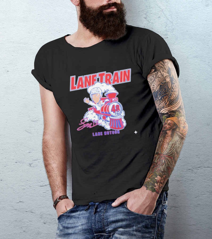 Lane Train MTL 48 Lane Hutson Steam Engine Athlete T-Shirt