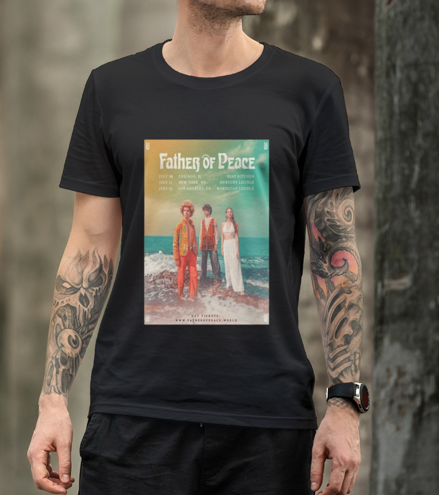 Father Of Peace Fall Tour 2026 Chicago New York Los Angeles T-Shirt