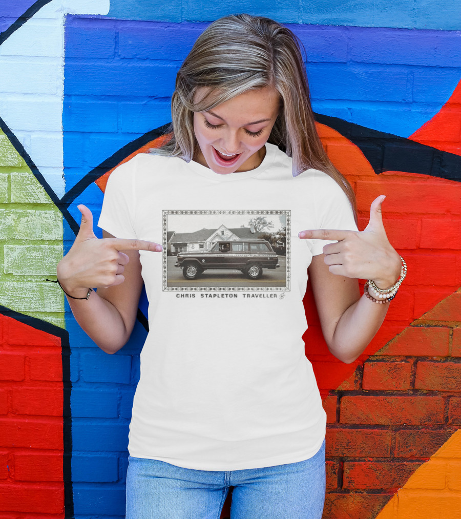 Chris Stapleton Traveller Jeep Vintage Photo T-Shirt