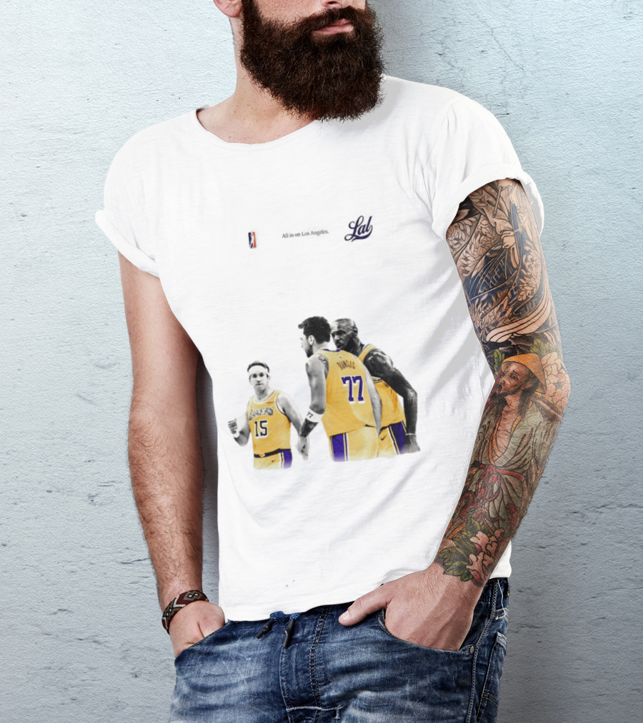 LeBron James Austin Reaves Luka Doncic Lakers Ring Season 2026 Los Angeles NBA Championship Dream Team T-Shirt