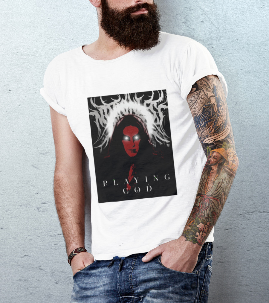 Notshiva Playing God Gothic Dark T-Shirt