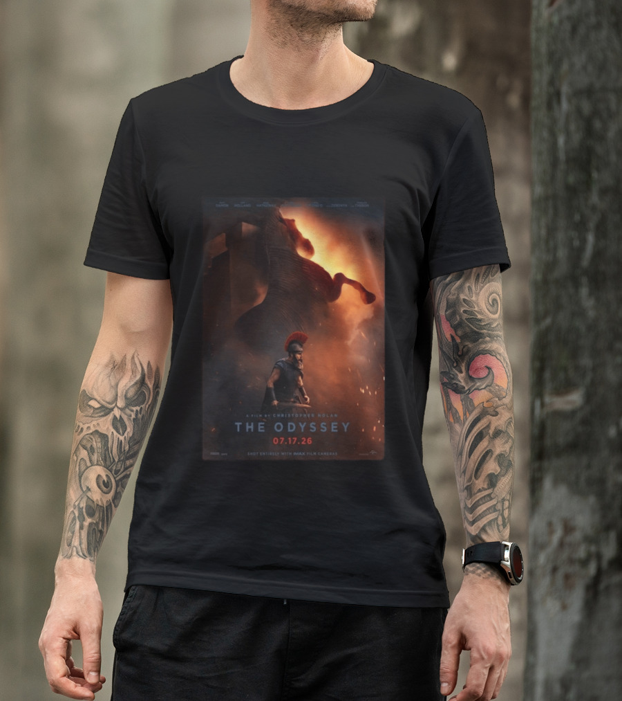 The Odyssey July 17 2026 A Film By Christopher Nolan IMAX Epic T-Shirt