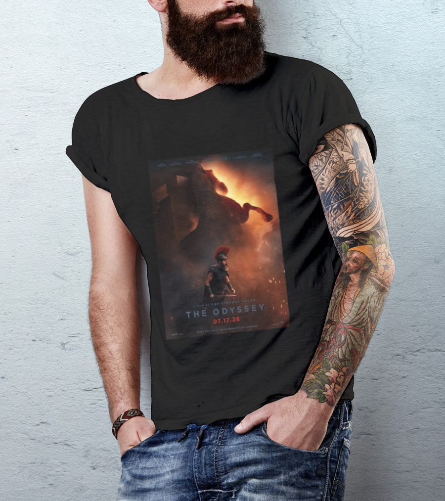 The Odyssey July 17 2026 A Film By Christopher Nolan IMAX Epic T-Shirt