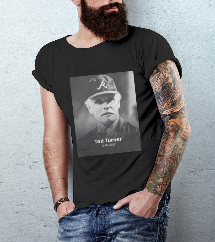 Atlanta Braves Ted Turner 1938 2026 T-Shirt