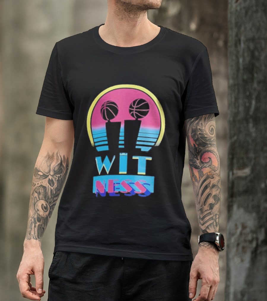 LeBron James Miami Twice Max90 Wit Ness Basketball T-Shirt